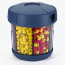 Mossime Supplement Korraldaja ekstra suur 7 koosseisu, TPU Pehme Lid Lihtne avatud pillid Dispenser, ühe kuu reisi Ravimite Korraldaja Hoidja Vitamiini Hoidja, Ravimikonteiner Pill Pudel