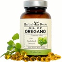 Taimsed juured õli Oregano - valmistatud Vahemere Oregano õli - 90 Lihtne neelata Softgel kapslid - ekstra tugevus 150mg