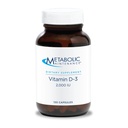 Metaboolne hooldus Vitamiin D-3 2000 RÜ - Superior Imendumine D3 koos C-vitamiiniga - luu, immuun, meeleolu + südame-veresoonkonna tugisammas, täiteaineteta (120 kapslit)