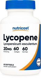 Nutrikost Lükopeen (20mg) 60 Softgels - Gluteenivaba, Non-GMO