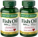 Looduse Bounty Fish Oil (Odorless) 1000 Mg, 240 Softgels (2 X 120 Count pudelid)
