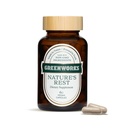 Greenworks Nature's Rest Melatonin Free Sleep Aid - Orgaaniline taimsete toidulisand koos Ashwagandha & Valerian Juur - Vegan kapslid, 60 Count.