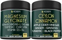 Bundle 6in1 Magneesium Glycinate Supplements & 6in1 Premium Ceylon Cinnamon Supplements - Lõõgastav, Rahulik päev ja öö, Immuunsus, süda, seedimine ja keha tasakaalu tugi