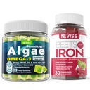 Vegan Omega 3 Gummies 1000mg + Raud Lisa 12,5mg