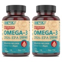 DEVA Vegan Omega-3 DHA-EPA, mikrovetikatest, hilinenud vabanemine, 90 vegankapslit (2. pakend)