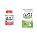 AZO Cranberry kuseteede tervise täiendus ja kuseteede infektsiooni (UTI) testribad, täpsed tulemused 2 minutiga, kliiniliselt testitud, kergesti loetavad tulemused, 3 loend
