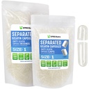 XPRS Nutra suurus 1 želatiin eraldatud kapslid - 1000 tühjad pillid, mis on eraldatud kottidesse - selge tühjad pillid DIY Do-It-Yourself Täienduse täitmiseks