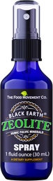Black Earth Zeolite Humic Fulvic Acids, Trace Minerals, täiskasvanutele ja lastele toetab soolestiku tervist, immuunsüsteemi toetust, seedimist ja kõrvaldamist ning rohkem 1oz Vedel Pump Spray täiendus