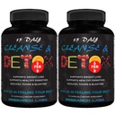 Research Labs 15 Day Colon Cleanse & Detox for Less Bloat Flat Tummy w / Probiootikumid - 2 Fer 1 - Kõhukinnisuse leevendamine - Flushes Toksiinid, Suurendab Energiat. Kliiniliselt uuritud ohutu ja efektiivne valem