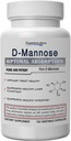 Superior Labs D-Mannose 500 mg, puhas mitte-GMO optimaalne imendumine prebiootikum, kuseteede, põie ja neerude UTI tugi, seedetrakti ja maksa terviseabi, IC Relief naistele ja meestele, 120 Veg Caps