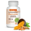 Liposomal Turmeric Curcumin 500mg - 60 Kurkumiini täiendused kapslid