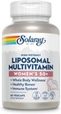 SOLARAY Liposomal Multivitamin for Women 50 Plus, Enhanced Absorption with Iron, Vitamin D, Vitamin C, B12, Biotin & More, Immune Support & Bone Health, Vegan, 30 Servings, 60 VegCaps