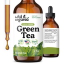 Looduslik ja orgaaniline roheline tee ekstrakt Vedel tilgad - Antioksüdant-Rikas Roheline Tee Täiendus - 2-kuuline tarne - Vegan, suhkur ja alkoholivaba Camellia Sinensis Tinktuur - 4 fl oz