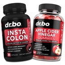 Colon Cleanser Detox & ACV Apple Sider Äädikas Gummies - 15 päeva Colon Cleanse Pills Poop Flush & ACV Gummies Supplements - soolestiku liikumise täiendused Soolepuhitus Soolestiku Tugi