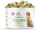 Taimsete koerte allergia leevendamine SEA KELP-ga - ternespiim - QUERCETIN - seened - Omega + 11 looduslikku allergiat leevendavad maitsetaimed - naha ja hooajaliste allergiate pehmed närid
