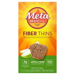 Metamucil Fiber Wafers Apple Crisp 24 Iga (pakk 5)