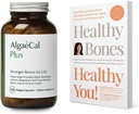 ALGAECAL Bundle Calcium Supplement naistele ja meestele Vitamiin D3 & K2, Magneesium ja raamat Lara Pizzorno Tervislik luud Tervislik sina, et suurendada luude tervist, 1 kuu pakkumine