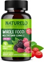 NATURELO Terve toit Vitamiinkummid lastele - Näritav kummi multivitamiin lastele - mitte-GMO - vitamiinide ja mineraalidega - 90 vegankummi