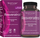 Reserveage Beauty, Resveratrol 100 mg, antioksüdant täiendada südame ja raku tervise, toetab tervisliku vananemise ja immuunsüsteemi, Paleo, Keto, 60 kapslit (60 serveerimist)