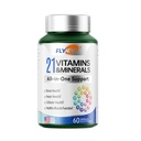 Multivitamiin naistele ja meestele - meestele ja naistele Multivitamiin luudele, nahale ja immuunsüsteemile, 21-le 1-le multivitamiinilisandile, Gluteeni- ja allergeenivaba multivitamiinidele, mitte GMO-le, 60 kapslit