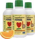 ChildLife Essentials Vedel Kaltsiumilisand lastele - Beebikaltsium magneesiumi, tsingi ja D3-vitamiiniga - oranž maitse, 16 fl oz (3 Pack)
