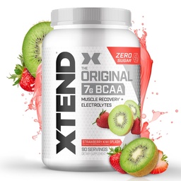 Xtend XTEND Original BCAA Powder 7 g BCAA ja 2,5 g L-Glutamiin, Suhkruvaba post Treening Lihaste taastamise jook koos aminohapetega meestele ja naistele, 90 Servings