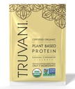 Truvani Vegan Peavalgupulber | Banaanikaneel | 20g Orgaaniline Taimne Valk | 1 Serving | Keto | Gluteen & Piimavaba | Madala carb | Ei ole lisatud suhkrut