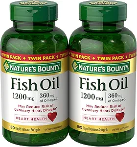 Natureís Bounty Fish Oil, 360 Count (kahe pakk)
