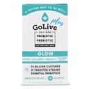 GoLive Probiootikumid Ja Prebiootikumid Naistele Ja Meestele Glow Ilu, Suhkruvaba Sünbiootiline Pulber. +25 Bllion CFUs; 10 Kliinilised Tüved Tervislik, Immuunsüsteemi Ja Seedetrakti Tervis, 10 Loe (Pakk 1)