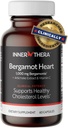 Bergamot Heart - 1000mg sertifitseeritud Citrus Bergamot - ekstra tugevus Polüfenoolid - Kardioloog Välja töötatud ja kliiniliselt tõestatud - Bergamoti toidulisand kõrge kolesterooli ja südame tervise jaoks