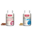 Jarrow Formulas Red Yeast Rice 1200 mg & Co-Q10 100 mg Per Serving- 120 Veggie Caps- 60 Servings & Heart Health- Vegan & Milk Thistle 150 mg koos 30: 1 standarditud silimariini ekstraktiga