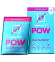 EBOOST POW Natural Pre Workout Powder - 15 paketti, Blue Vaarika - Preworkout Energy Booster Gym Supplement Joogisegu meestele ja naistele - Performance, ühine liikuvustoetus - Gluteenivaba