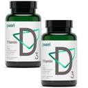 Puori Vitamiin D3 Softgels, 2500 IU (62,5 mcg) - Kiire neelavad D3-vitamiini toidulisandid immuunsüsteemi toetamiseks, luude tervis ja tihedus ning tervislikud lihasfunktsioonid - mitte-GMO ja gluteenivaba - 240 loend