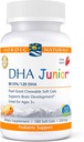 Nordic Naturals Pro DHA Junior, Maasikas - 180 Mini närimist pehme geel - 250 mg kokku Omega-3s EPA & DHA - Aju areng ja visuaalne funktsioon - Non-GMO - 45 Servings