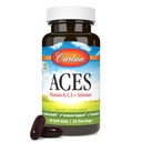 Carlson - ACES, vitamiinid A, C, E + Selenium, Cellular Health & Immune Support, Antioksüdant, 50 Softgels