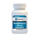 Usaldusväärne 1 Laboratories Guaifenesin 400 mg Caplets Cough and Licus Relief | Expectorant for Chest Congestion | 60 Caplets