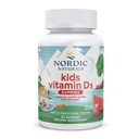Põhjamaised looduslikud D3-vitamiini kummid Lapsed, metsik arbuusi pritsimine - 60 kummikut - 400 IU D3-vitamiini - luu tervis, tervislik immuunsus - mitte-GMO, taimetoitlane - 60 serveerimist