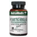 NutraMedix Antarktika krillõli 500mg - kalaõli lisand - Omega-3s (EPA & DHA) + astaksantiin - punane krillilisand liigese, immuunsüsteemi, südame, maksa ja aju tervise toetamiseks (60 Softgels)