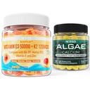NEVISS D3 5000IU K2 Gummies + Marine Vetikad Kaltsium Gummies Bund