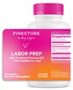 Roosa Stork Labor Prep Supplement - Õhtune Primrose Oil & Red Vaarika Leht kolmandaks trimestriks, õrn töö ja sünnitusjärgne toetus, Rasedus ja imetamine Ohutu, 60 Vegan Kapslit