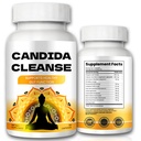 Candida Cleanse - Gut & Colon Support, Advanced Formula - Oregano Leaf, Wormwood, Black Walnut, kaprüülhape