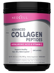 NeoCell Super kollageeni pulber, kollageen Plus sisaldab C-vitamiini ja hüaluroonhapet, soodustab tervislikke juukseid, ilusat nahka ja küünte tuge, kollageeni tüüp 1 ja 3, 12 g kollageeni ühe serveerimise kohta, 20,6 Oz