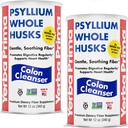 Yerba Prima Psyllium Terve Husks, 12 oz (2 Pack) - Colon Cleanser, Gluteenivaba, Non-GMO, rahustav Regularity
