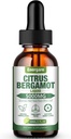 1 Pack 5000MG Citrus Bergamot Vedelad tilgad Täienduseks kõrge kolesterooli-oursop, punane pärmi riis, Olive Leaf-All-Natural, Health Support, Immune Support, Heart Health & Antioxidant, 2 Fl Oz
