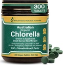 Biogenesis Orgaaniline Chlorella Tablets – 300 Count (500mg) | Austraalias kasvanud | Biodünaamiline krakitud rakusein | Rikas klorofülli, vitamiinide ja mineraalide | Toetab Energiat & Immuunsust | Vegan Tablet