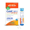 Boiron ColdCalm On The Go Cold Relief aevastamine, Runny Nina, Nina ummistus ja valulik kurk - 2 Count (160 Pellets)
