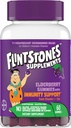 Flintstones Vitamiinid Elderberry Gummies lastele, kellel on immuunsus C-vitamiini ja tsink, immuunsüsteemi tugikummid, lastele mõeldud multivitamiinid, gluteenivaba, 60 loend