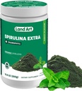 Maismaakunst Orgaaniline Spirulina Ekstrapulber - Mündimaitseline - 100% puhas - 75 Servings - Superfood - Hea maitse ja hea lõhn - 10% Bioaktiivne klorofüll - võimas antioksüdantide allikas