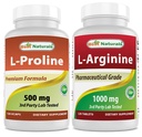 Parim looduslik L-proliin 500 mg ja L-arginiin 1000 mg