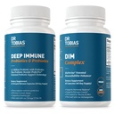 Dr Tobias Deep Immune probiootikumid ja prebiootikumid ja DIM kompleks, toetab seedetrakti tervist, soolestiku immuunfunktsiooni, hormoonide tasakaalu naistele ja meestele